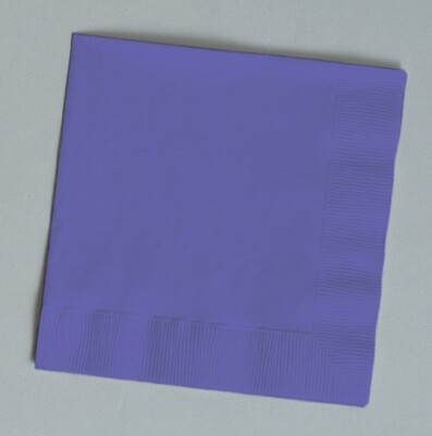 Purple beverage napkin 3 ply
