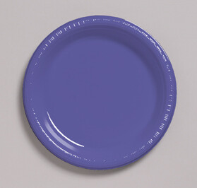 Purple 6.75 inch plastic plate