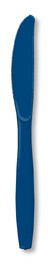 Navy premium plastic knife 50 count