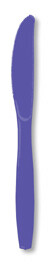 Purple premium plastic knife 50 count