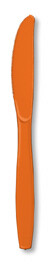 Sunkissed Orange premium plastic knife 50 count