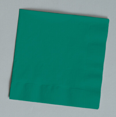 Hunter Green beverage napkin 3 ply