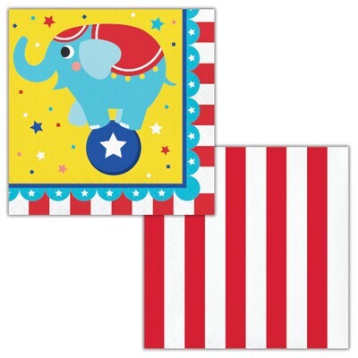 Circus Party Luncheon Napkins