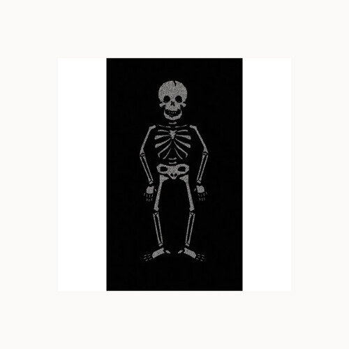 Skeleton Mini Treat Bags with Glitter