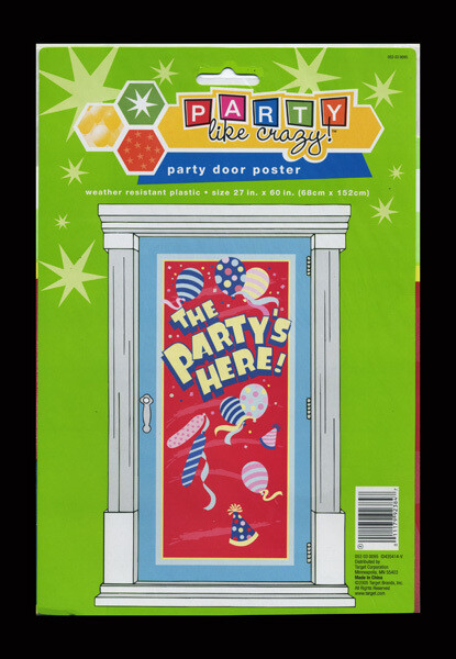 The Party's Here Door Poster-Unique