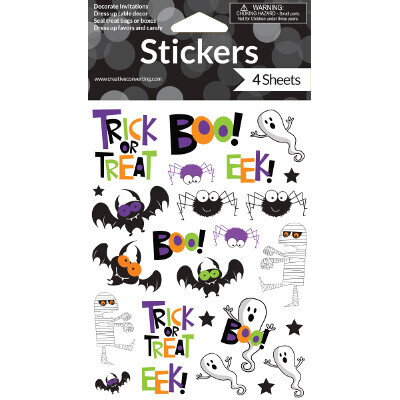 Spooky Characters Value Stickers