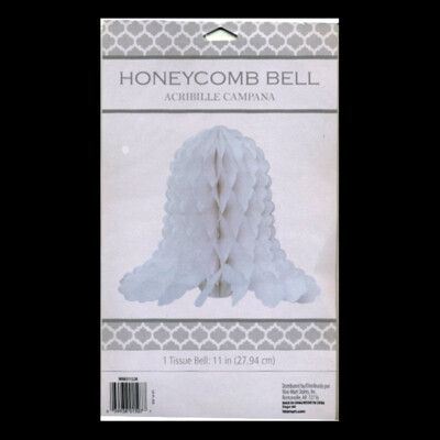White Honeycomb 11" Bell