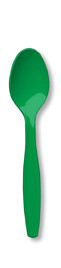Emerald Green premium plastic spoon