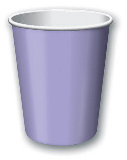 Luscious Lavender 9 ounce hot/cold cup
