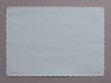 Shimmering Silver placemat 9.5" X 13.375"