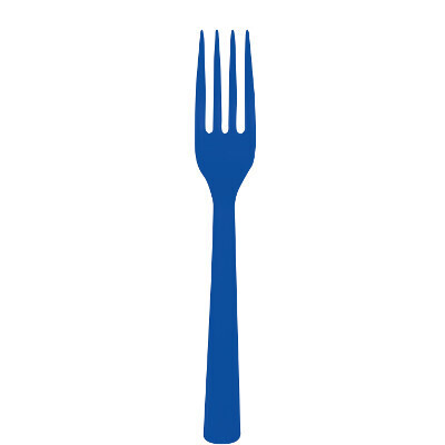 Cobalt premium plastic fork