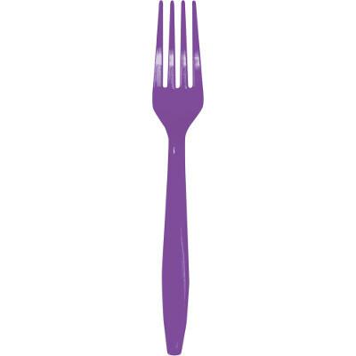 Amethyst premium plastic fork