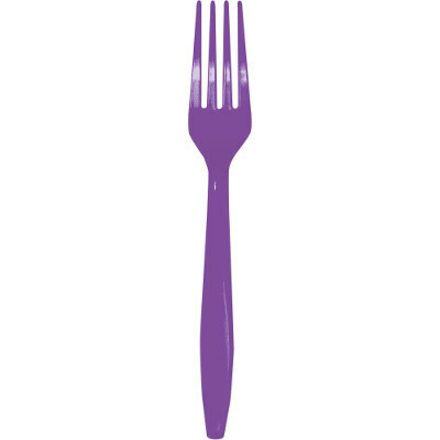 Amethyst premium plastic fork