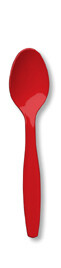 Classic Red premium plastic spoon 50 count
