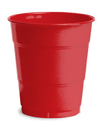 Classic Red 12 oz plastic cup