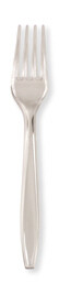 Clear premium plastic fork