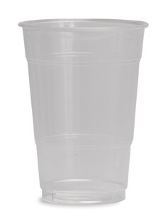 Clear 16 oz plastic cup