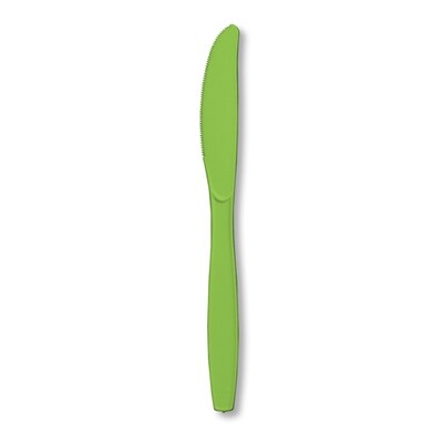 Fresh Lime premium plastic knife