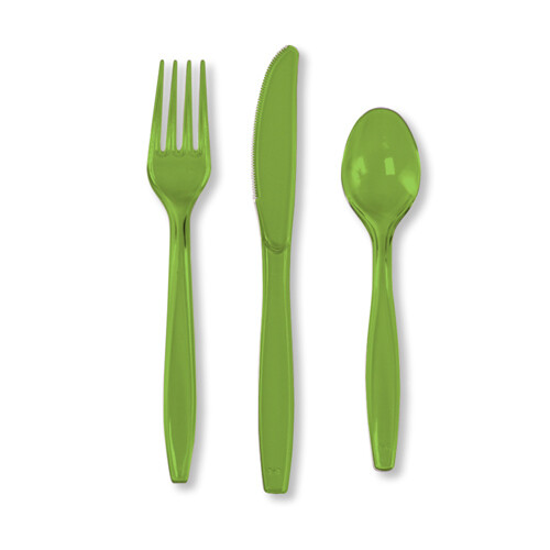 Fresh Lime premium assorted cutlery