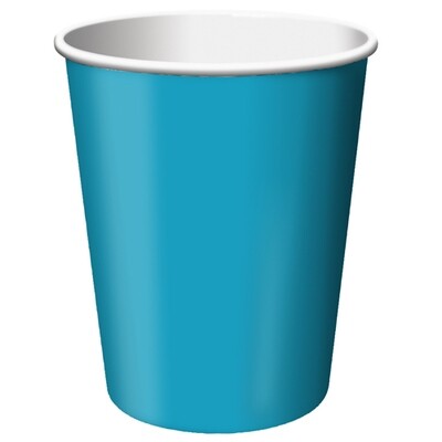 Turquoise 9 ounce hot/cold cup