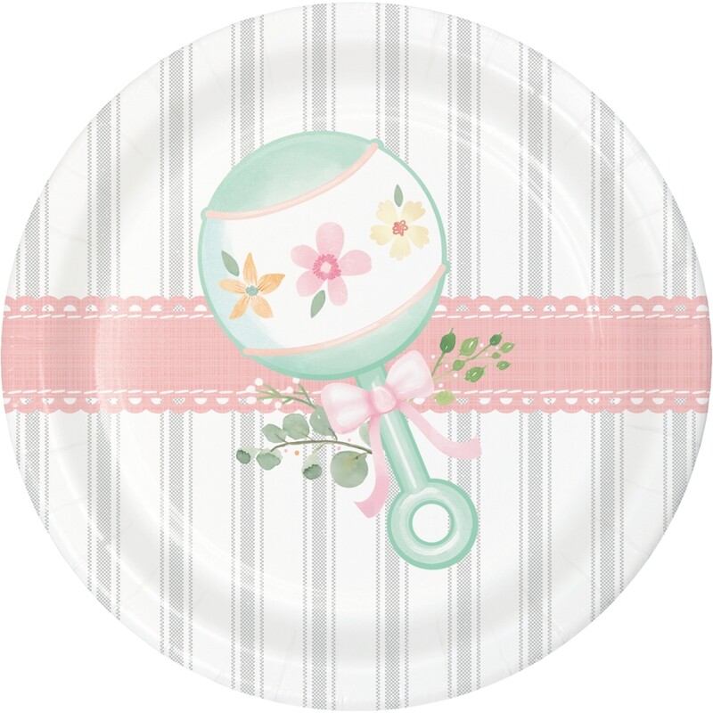Farmhouse Floral Baby 6.75" Plates