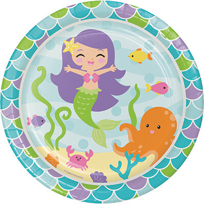 Mermaid Friends 8.75" Plates