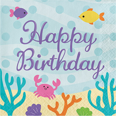 Mermaid Friends Luncheon Napkins