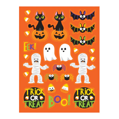 Spooky Friends Value Stickers