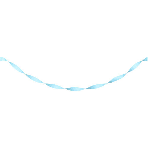 Pastel Blue 81ft crepe streamer