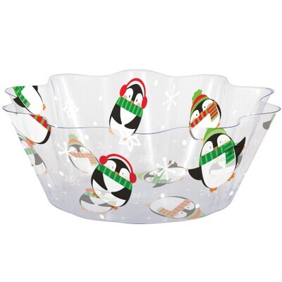 Penquin 8" Fluted Plastic Bowl