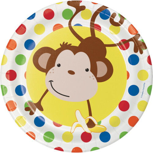 Fun Monkey 8.75" Plate