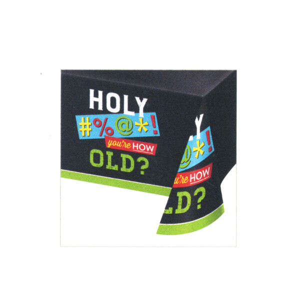 Age Humor Plastic Table Cover