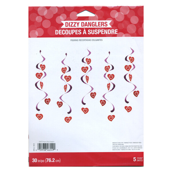 Hearts Dizzy Dangler