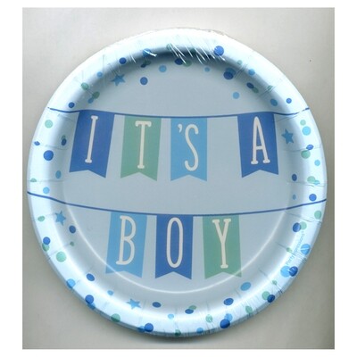 It's A Boy 7" Plates
