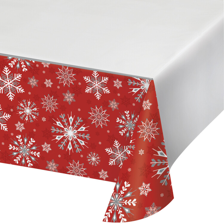 Winter Snowflakes Paper Table Cover
