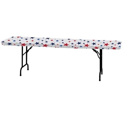 Patriotic Star Stay-Put Table Cover