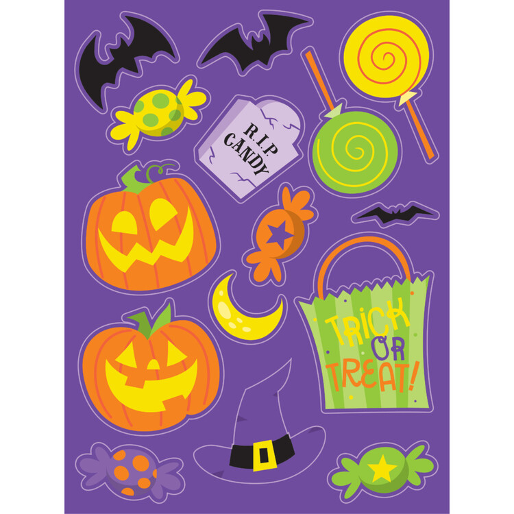 Halloween Fun Value Stickers