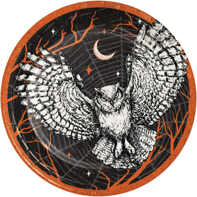 Spooky Symbols 6.75" plates