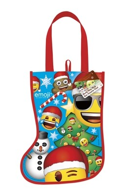 Emoji Christmas Tote Bag 13x9.5