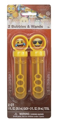 Emoji Bubbles and Wand Party Favor