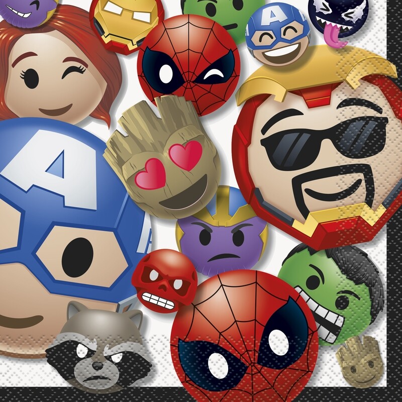 Marvel Emoticon Luncheon Napkins