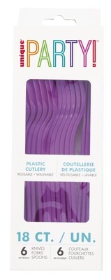 Purple FKS Assortment Box Cutlery