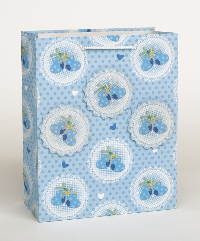 Glitter Bootie Popout Gift Bag