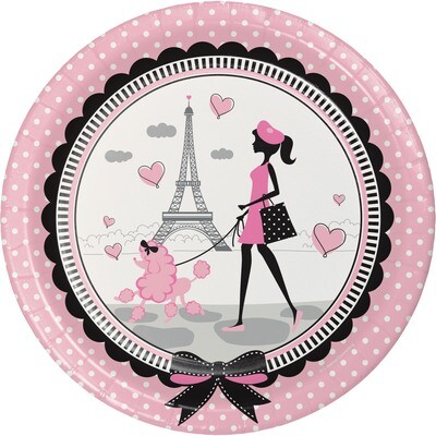 Party in Paris 8.75" Plates