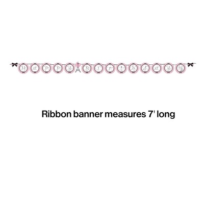 Party in Paris Shaped Banner