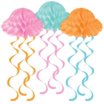Narwhal Party Honeycomb Hanging Decor