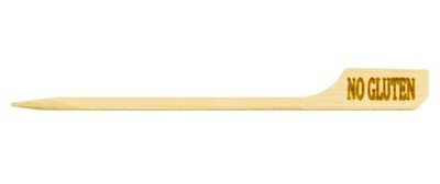 No Glutton bamboo Paddle Pick 3.5" - 10