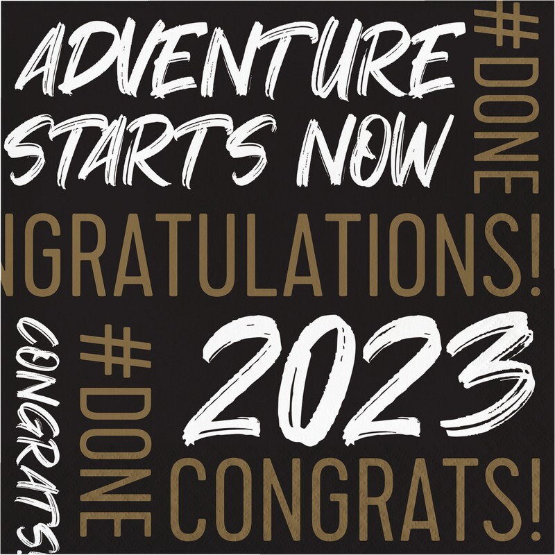 Golden Grad 100ct luncheon Napkins 2023
