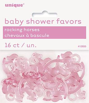 Pink Plastic Rocking Horse Party Favors
