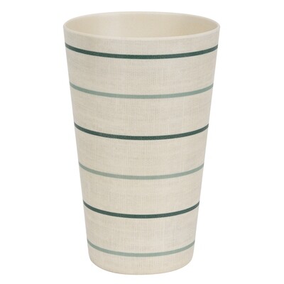 Melamine Striped Bamboo Cups